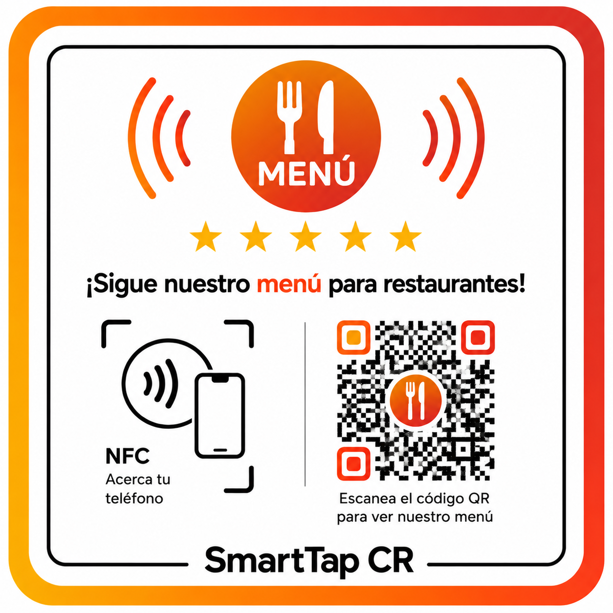 Menú Digital Card